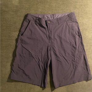 lululemon athletica Men's Dark Purple Flat Front Shorts